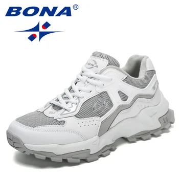 BONA 2023, новые дизайнерские модные кроссовки, технология, высококачественные кроссовки для бега, мужские износостойкие спортивные кроссовки для бега трусцой, мужские кроссовки для бега трусцой.