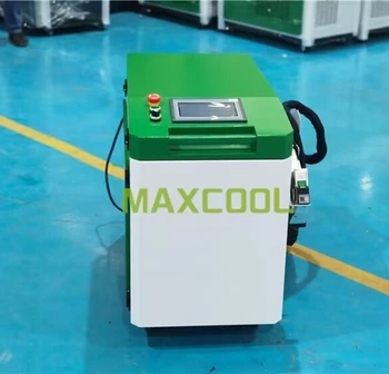 Мини-размер Maxcool Популярный Reci/Max/JPT Лазер 1kw 2kw 3kw Лазерный Очиститель Для Удаления Ржавчины, Краски, Волоконная Портативная Лазерная Машина