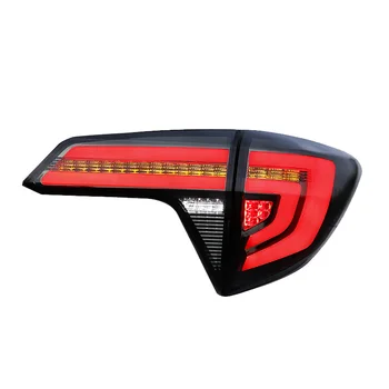 Автомобильный светодиодный задний фонарь Muhuang, задний фонарь для Honda HRV, красный дымовой фонарь заднего поворота, Задний фонарь для Honda VezelLED