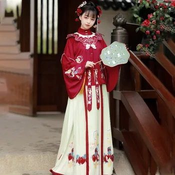 Новое платье Hanfu, Костюм для народных танцев, Китайский Традиционный Национальный костюм Феи, Сценические костюмы принцессы Древней Династии Хань