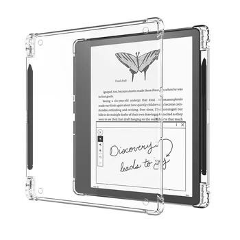 Для Нового Amazon Kindle Scribe 10.2 Чехол Противоударный Силиконовый Чехол из ТПУ для Kindle 2022 с Держателем Карандаша Funda Coque Shell