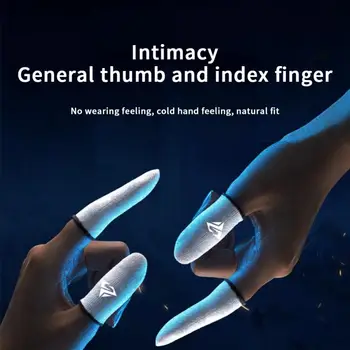Чехол для пальцев, игровой контроллер для планшета PUBG, сенсорные перчатки, не царапающиеся, защищающие от пота, Чувствительный сенсорный экран, перчатки с рукавом для большого пальца