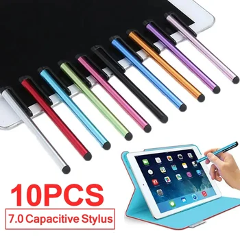 Универсальный емкостный стилус 7.0 для телефонов Android, iPhone, iPad, планшетных ПК, Металлический сенсорный карандаш, Портативные сенсорные ручки-стилусы