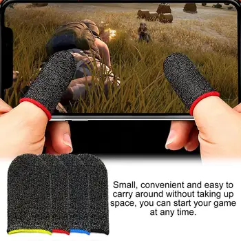 Перчатки для игры с пальчиковым рукавом, противоскользящие, дышащие, защищающие от пота, при ходьбе, артефакты, перчатки с сенсорным экраном, подходящие для игры по телефону