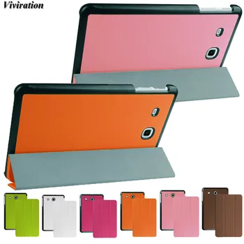 Флип-чехол-подставка Smart Case Для Samsung Galaxy Tab E 9.6 Sm T560 T561 Деловой Чехол Из Искусственной Кожи Силиконовая Подставка Funda Capa