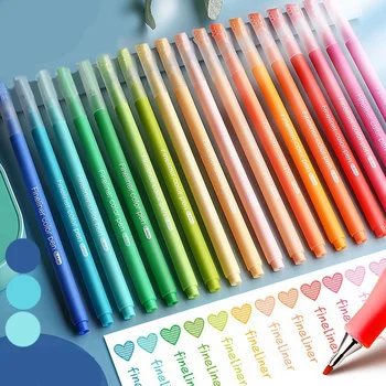 10 Цветная Красочная Гелевая ручка Morandi, Студенческие маркеры для заметок, Блокнот, Цветная ручка для рисования Граффити
