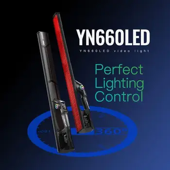 YONGNUO YN660 LED RGB LED Light Stick С Ручкой 2000-9900 K Освещение Живопись Творчество Заполняющий Свет Для Рекламного видео YouTube