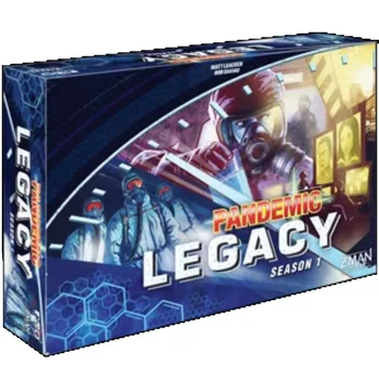 Настольная игра Pandemic Legacy Strategy Season 1 (синяя) для детей от 13 лет и старше Из серии Games Настольные игры для детей и взрослых