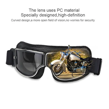 Мотоциклетные очки ветрозащитные мотоциклетные винтажные очки Мото ретро шлем велоспорт