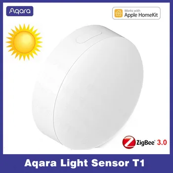 Новый датчик освещенности Aqara Датчик яркости T1 Zigbee 3.0 Автоматический детектор света для Умного Дома Магнитное управление приложением Работает для Homekit