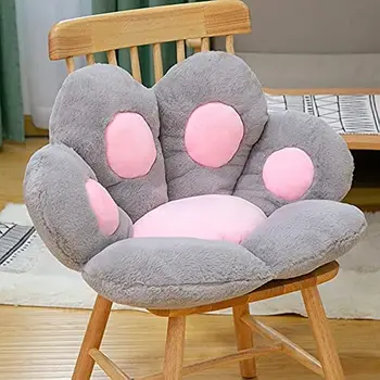 Ленивый диван в форме кошачьей лапы, Подушка для офисного кресла в форме медвежьей лапы, Подушка для офисного кресла для Столовой, спальни (L)