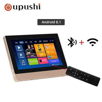 Oupushi 7-дюймовый сенсорный экран smart blue tooth встроенный усилитель с Wi-Fi для семейной фоновой музыкальной хост-системы