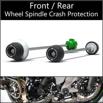 Защита шпинделя переднего заднего колеса от сбоев Для Kawasaki ninja H2/H2R 2015-2018