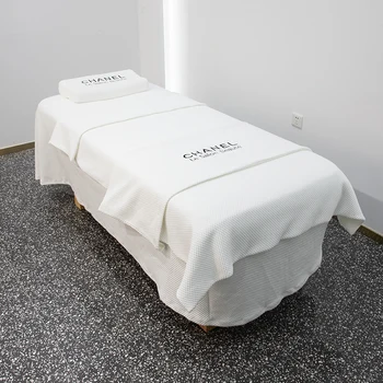 Роскошный набор косметических покрывал из четырех штук с отверстиями, массажная кровать, кровать для физиотерапии