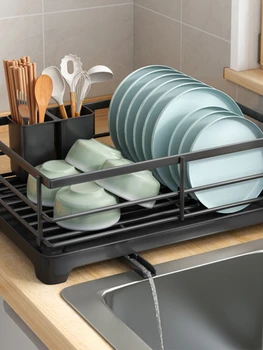 Стеллаж для хранения кухонной посуды и палочек для еды, стеллаж для хранения раковины, Настольная подставка для чаш, Стеллаж для слива посуды, Ящик для хранения посуды