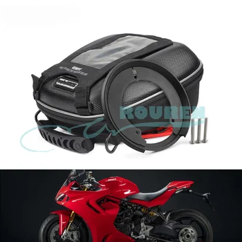 Мотоциклетный рюкзак, оснащенный навигационным баком для мобильного телефона, сумка для Ducati, Водонепроницаемые аксессуары для багажа, модифицированные детали