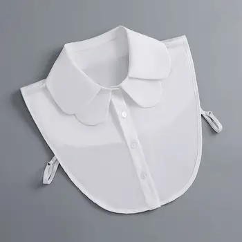 Модный осенний накладной воротник с лацканами для женщин, Свитер, топы, блузка, плечи, накладной воротник, официальная деловая рубашка, Съемные воротники
