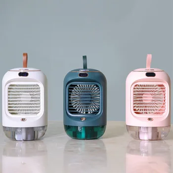 RD22, Многофункциональный вентилятор Кондиционера, Увлажнитель, Ночник, 3в1, USB, ручной вентилятор охлаждения, 3 вида цветов Для домашнего Офиса