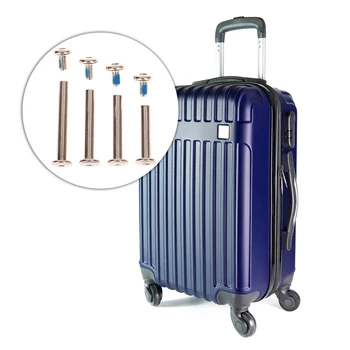 4 комплекта винтов для багажа из нержавеющей стали, аксессуары для багажа, Болты для колес, Заклепки 6 * 30-45 мм