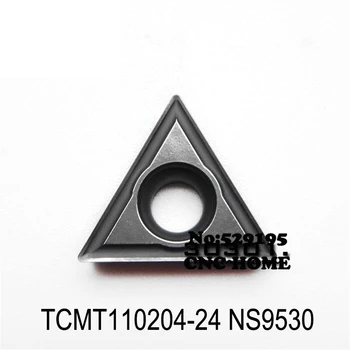 Оригинальный TCMT TCMT110204 TCMT110204-24 TCMT110204-PS NS9530 твердосплавные пластины токарный Станок с ЧПУ Режущие Инструменты