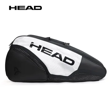 Сумка для тенниса HEAD 6 Pack, многофункциональный спортивный рюкзак для бадминтона, сумка для переноски на одно плечо