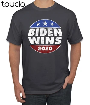 Мужская политическая футболка Biden Wins 2020