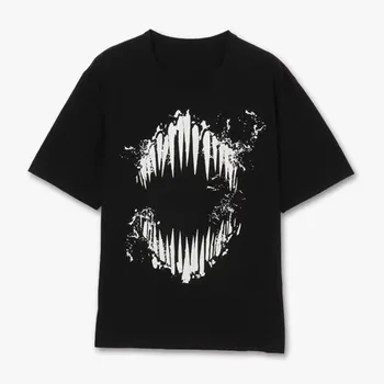 Yohji Yamamoto Y3 2023 Летняя Мужская футболка с модным дизайнерским принтом, Уличная трендовая футболка с коротким рукавом Для мужчин и женщин