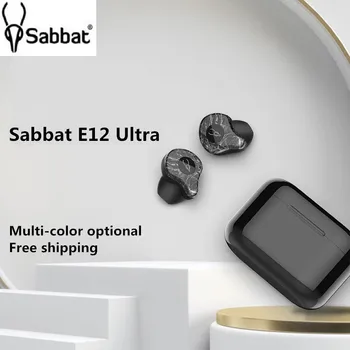 Sabbat E12 Ультра Беспроводные наушники Bluetooth Наушники Hi-Fi стерео IPX5 Спортивные наушники TWS BT 5.2 Aptx Наушники