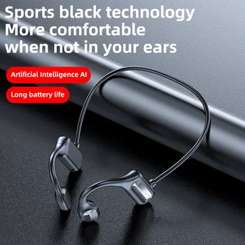 Подвесные Bluetooth-наушники после занятий спортом и бега, не в ухо, наушники с воздушной проводимостью