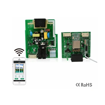 433 МГц RF пульт дистанционного управления WIFI Телефон приложение Беспроводной передатчик Приемник Подвижный код для занавеса