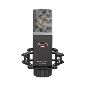 Кардиоидный Профессиональный Конденсаторный XLR Микрофон BAIFEILI V5 с Большой Диафрагмой 34 мм для Записи Подкастов Потокового Вещания Игр ASMR