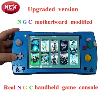 2022 Обновленная версия 7-дюймовой IPS ЖК-аркадной игровой консоли, модифицированной материнской платой WII NGC Gameboy с Двойным джойстиком, Bluetooth