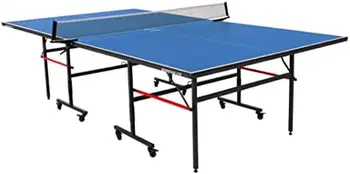 Профессиональные столы для настольного тенниса - Дизайн для соревнований в помещении с сеткой и стойкой - Простая сборка стола для пинг-понга за 10 минут с