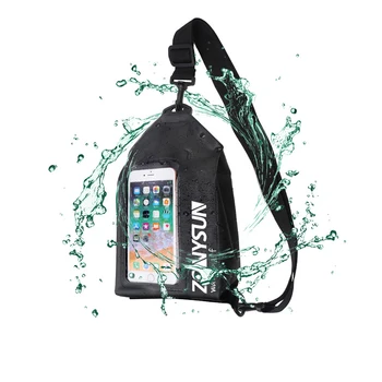Сумка для хранения телефона для плавания, сумка для верховой езды, сумка для рыбалки, Прозрачный сенсорный экран, Водонепроницаемая сумка для телефона, Спортивная сумка-мессенджер Blosa