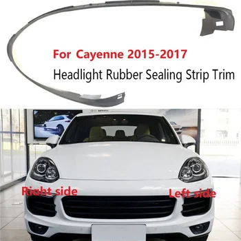 Резиновая уплотнительная прокладка для левой фары автомобиля, Декоративная прокладка для лампы головного света Porsche Cayenne 2015-2017