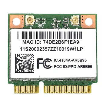 для Lenovo Z370 Y460 G470 Z470 Z560 Черный Apple AR5B95 2,4 G 150 Мбит/с MINI PCIE 802.11N Встроенная Беспроводная Сетевая карта