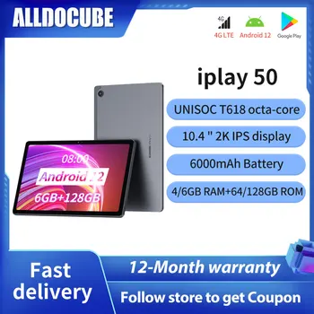 Новый планшет Alldocube iPlay 50 Планшет UNISOC T618 Восьмиядерный Android 12 6 ГБ ОЗУ 64/128 ГБ ПЗУ lte Телефонная панель iPlay 50 Google