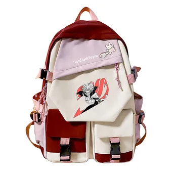 Fairy Tail/ Детский рюкзак, повседневная сумка, дорожная сумка на открытом воздухе, сумка с принтом аниме, школьная сумка для подростков, сумка для мальчиков и девочек