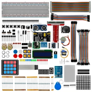 594A Super Starter Kit для Raspberry Pi, LCD1602, сервопривода, двигателя, C и кода