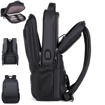 CFUN YA Men, рюкзак для ноутбука с USB-зарядкой, 15,6-дюймовый Многофункциональный Рюкзак для старшеклассников, студентов колледжа, Мужская Дорожная Деловая сумка
